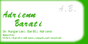 adrienn barati business card